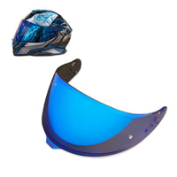 Shoei GT-Air 3 helmet visor by MC Motoparts with tinted and spectra mirror finishes for daytime riding.