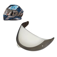 Tinted and Spectra Mirror finish helmet visor for Shoei GT-Air 3, MC Motoparts replacement helmet visor, daytime use series.
