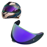 Tinted and Spectra Mirror finish helmet visor for Shoei Neotec 3, MC Motoparts replacement helmet visor, daytime use series.
