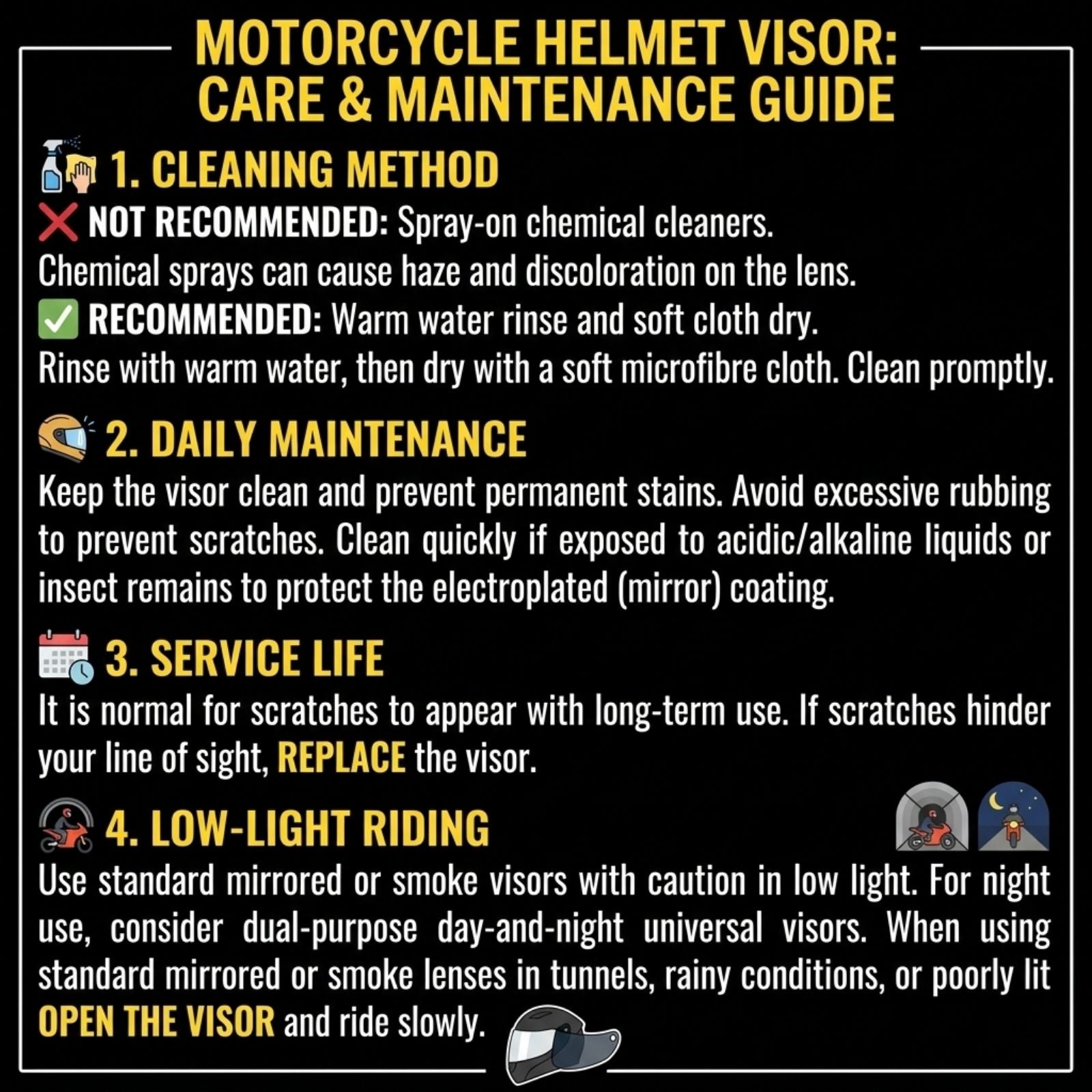 Shoei Neotec 3 replacement helmet visor by MC Motoparts, light tint and clear options for day and night riding.