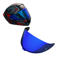 Black MC Motoparts helmet visor for Shoei X-15 X-Fifteen X-SPR PRO Z8 RF-1400 NXR 2 helmets, suitable for daytime riding.