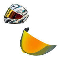 MC Motoparts helmet visor for Shoei X-15 X-Fifteen X-SPR PRO Z8 RF-1400 NXR 2 CWR-F2 helmet, clear daytime use visor on a motorcycle helmet.