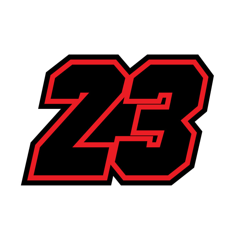 Personalize Custom MX Dirt Bike Motorcycle Racing Number Stickers - N31 - MC Motoparts
