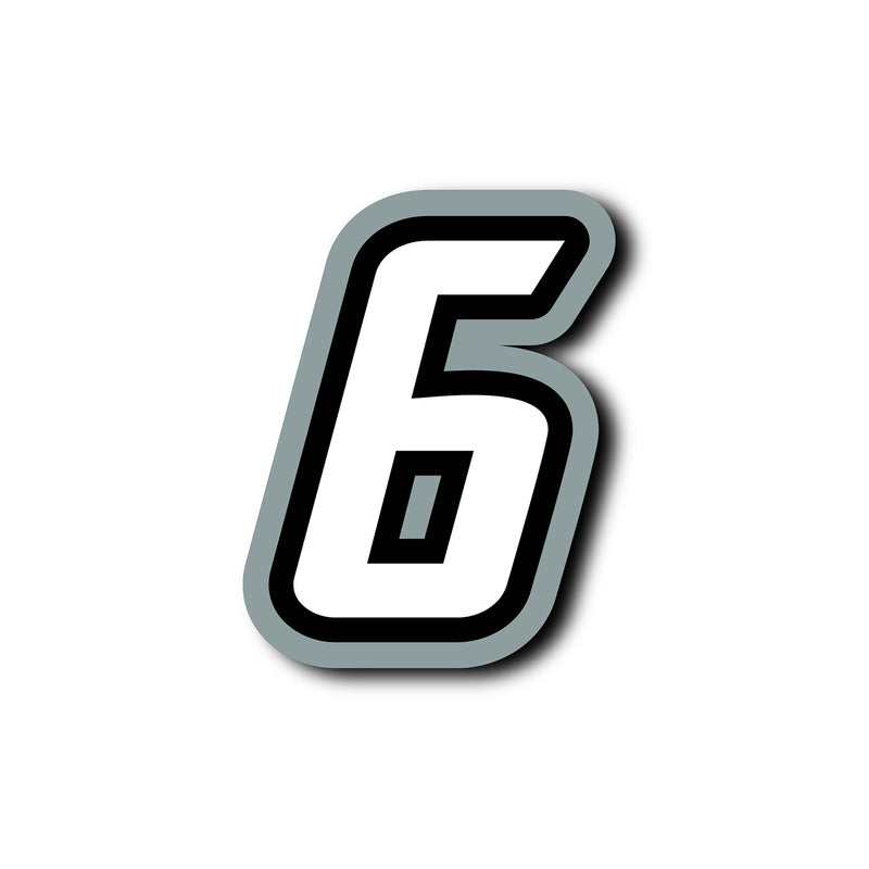 Personalize Custom MX Dirt Bike Motorcycle Racing Number Stickers - N32 - MC Motoparts