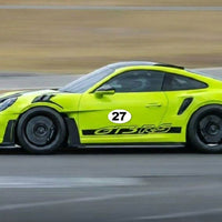 Personalize Custom Race Car Sticker Decals 2pcs - Oval Number Car Sticker