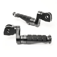 {Front}  Fits Honda CBR650R CB500X NX500 R-FIGHT 25mm Adjustable Foot Pegs - MC Motoparts