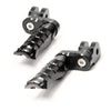 {Front}  Fits Moto Guzzi V9 V7 V100 R-FIGHT 25mm Adjustable Foot Pegs - MC Motoparts