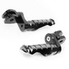{Front}  Fits Yamaha XVS250 XVS400 Virago 250 R-FIGHT 25mm Adjustable Foot Pegs - MC Motoparts
