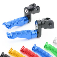 {Front}  Fits Yamaha XVS250 XVS400 Virago 250 R-FIGHT 25mm Adjustable Foot Pegs - MC Motoparts