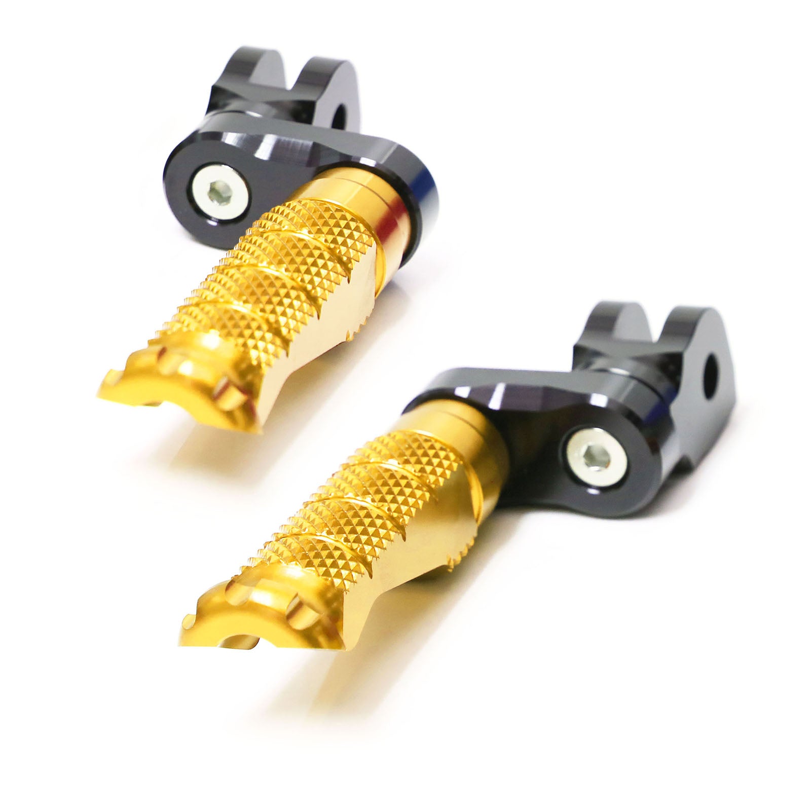 {Front}  Fits Moto Guzzi V9 V7 V100 R-FIGHT 25mm Adjustable Foot Pegs - MC Motoparts