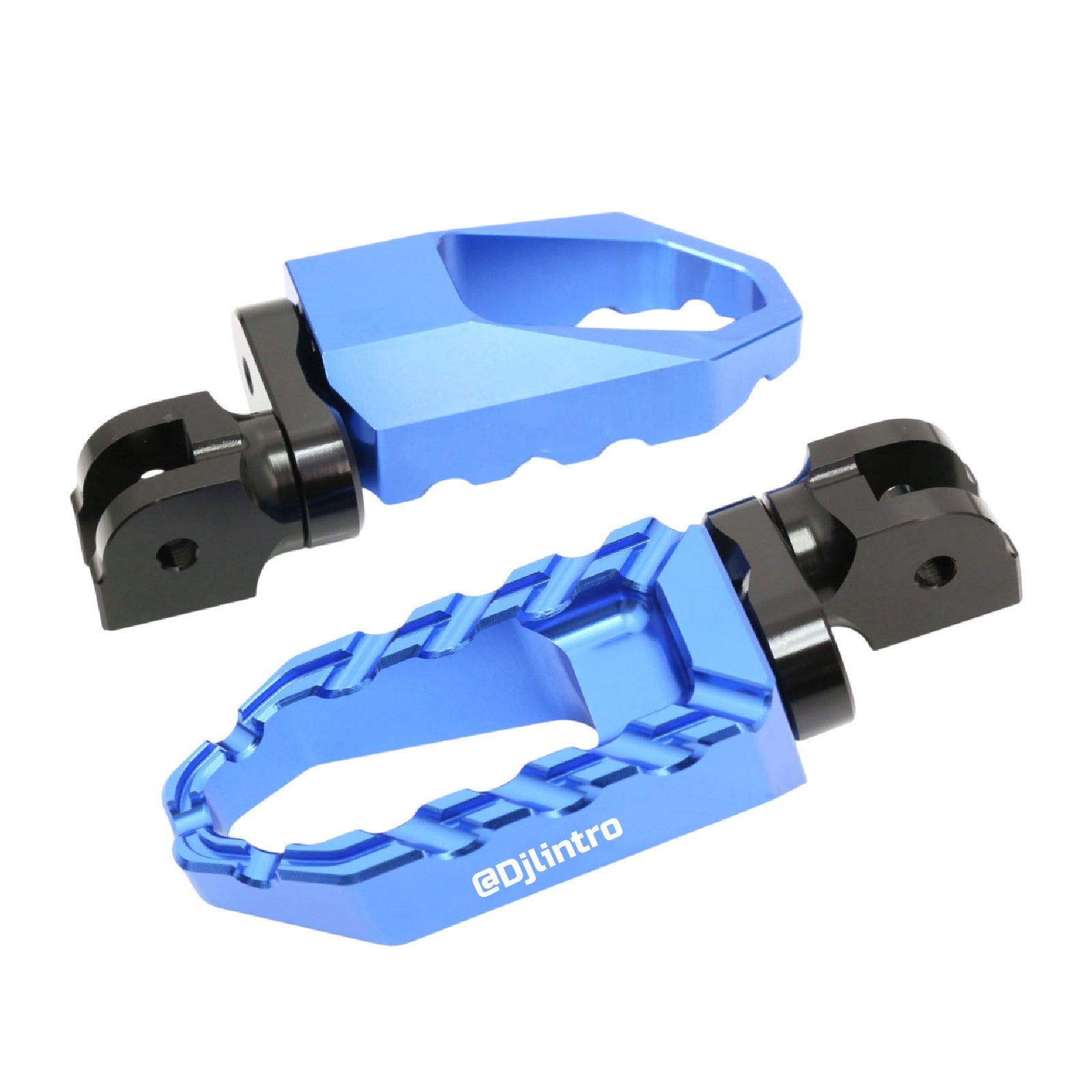 MC Motoparts Custom Engraved Name BUZZ FRONT / REAR Lowering Wide Foot Pegs - Personlization Footpegs - MC Motoparts