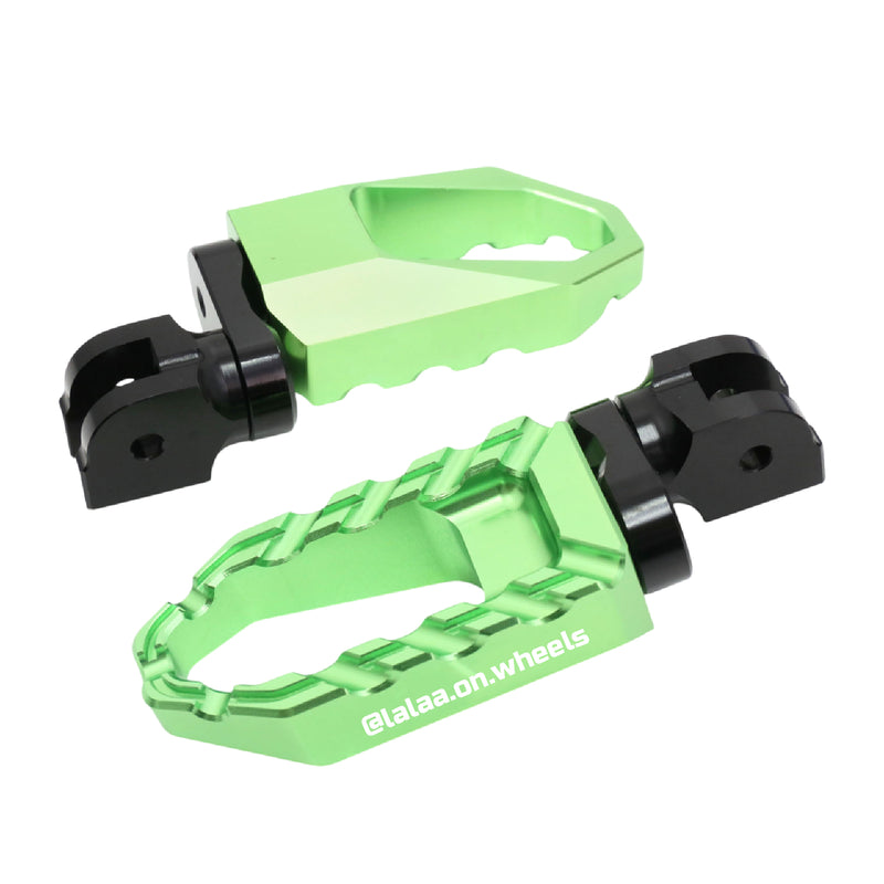 MC Motoparts Custom Engraved Name BUZZ FRONT / REAR Lowering Wide Foot Pegs - Personlization Footpegs - MC Motoparts
