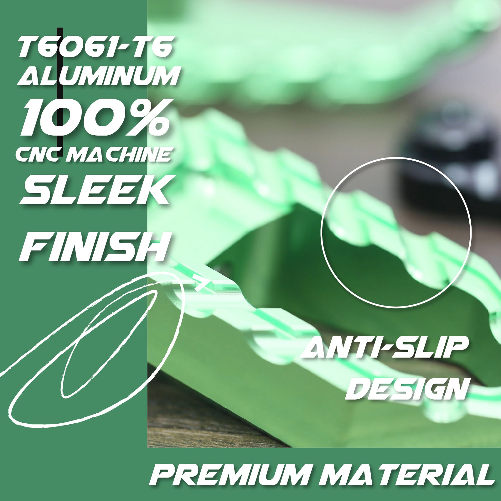 MC Motoparts Custom Engraved Name BUZZ FRONT / REAR Lowering Wide Foot Pegs - Personlization Footpegs - MC Motoparts