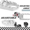 MC Motoparts Custom Engraved Name BUZZ FRONT / REAR Lowering Wide Foot Pegs - Personlization Footpegs - MC Motoparts