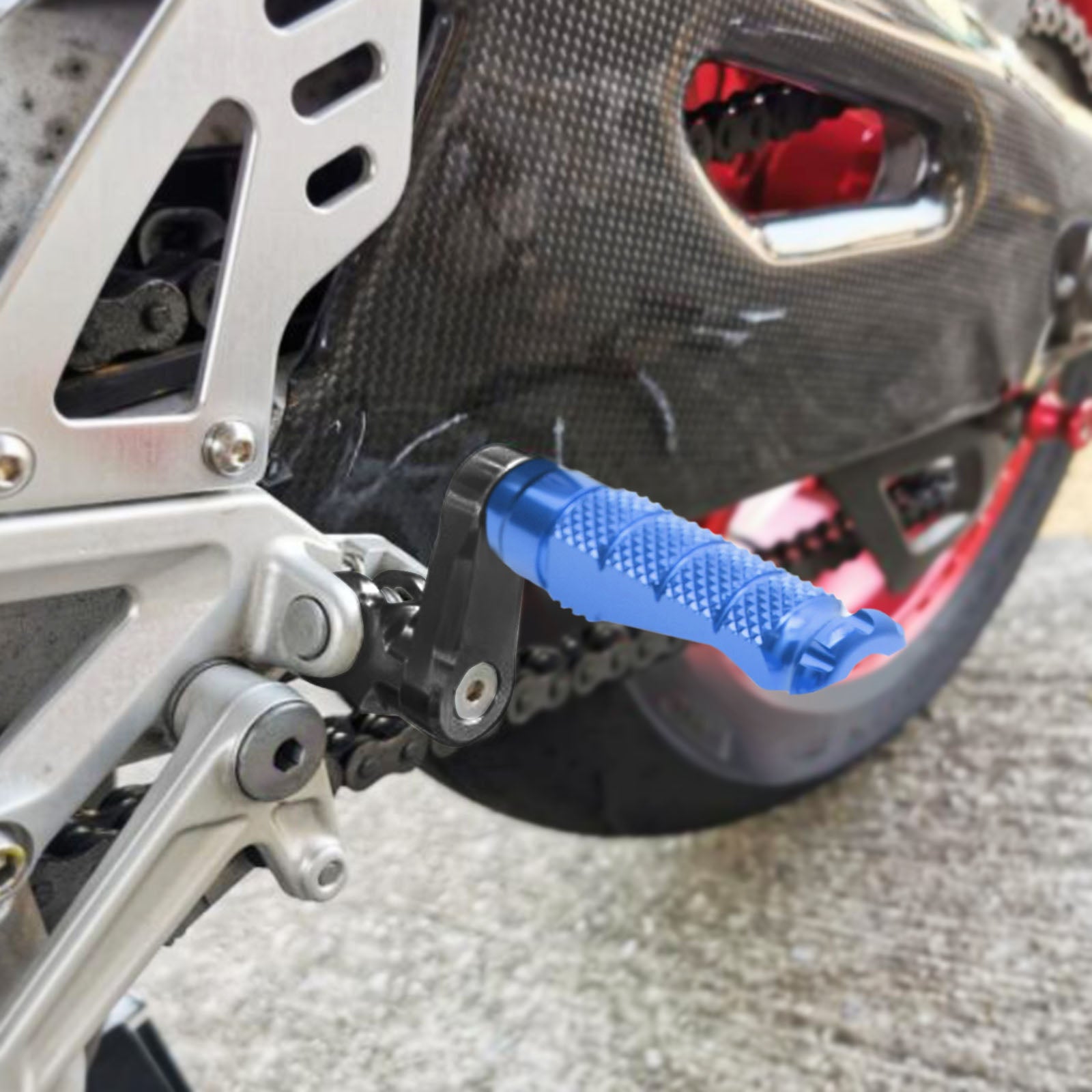{Front}  Fits CF MOTO R-FIGHT 40mm Adjustable Foot Pegs