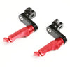 {Front}  Fits Kawasaki ZX-4RR 4R ZX-25R ZX-10R R-FIGHT 40mm Adjustable Foot Pegs - MC Motoparts