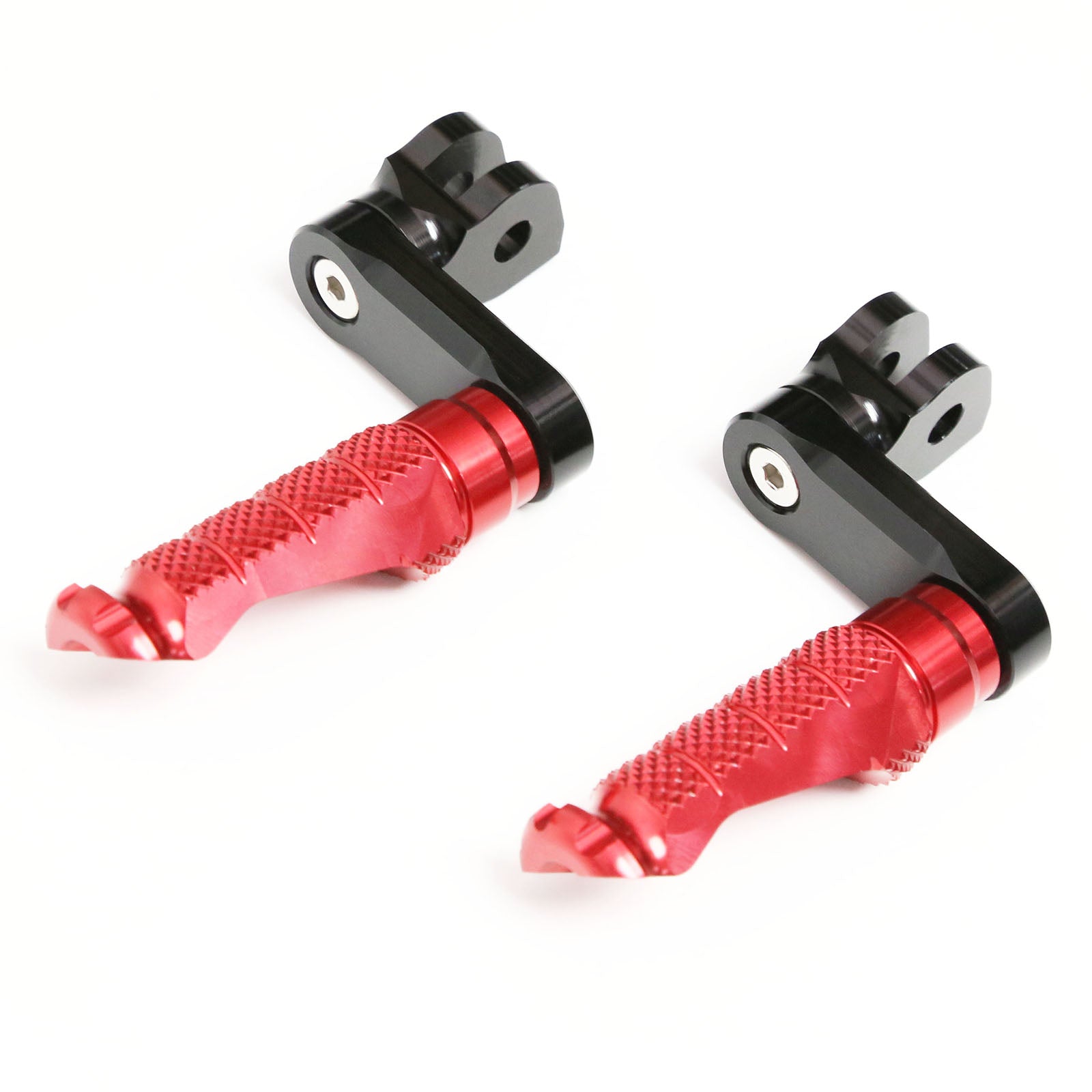 {Front}  Fits Kawasaki ZX-4RR 4R ZX-25R ZX-10R R-FIGHT 40mm Adjustable Foot Pegs - MC Motoparts