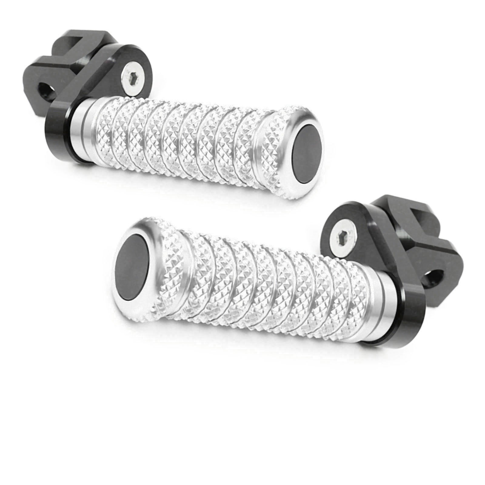 {Front}  Fits Ducati DesertX Multistrada V2 V4 S RS 25mm Adjustable POLE Foot Pegs - MC Motoparts