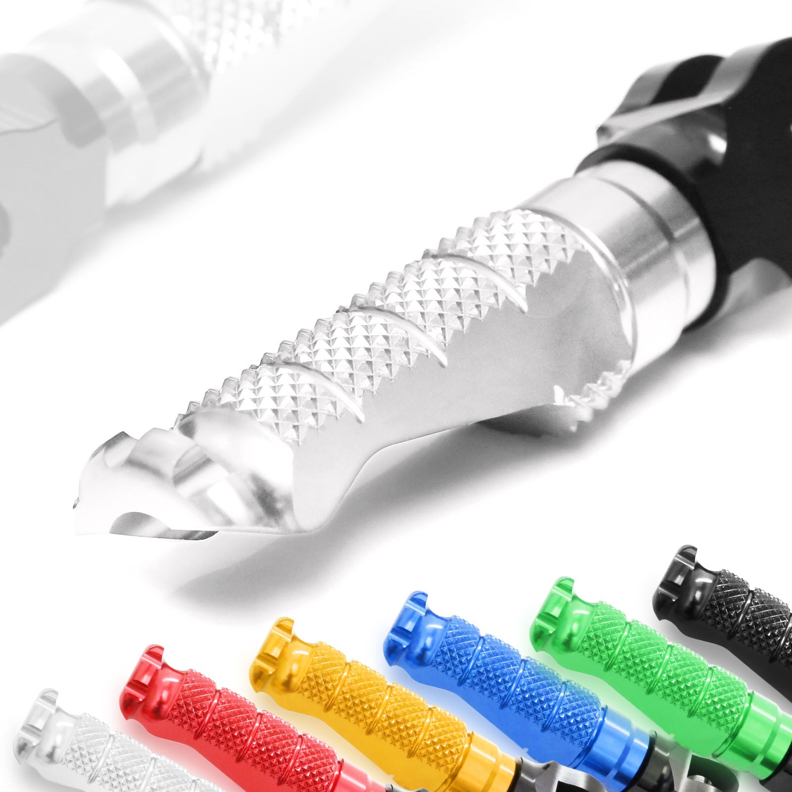 {Front}  Fits BMW F800S R1200 S ST G650GS R-FIGHT Foot Pegs - MC Motoparts