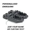 MC Motoparts Custom Engraved Name BUZZ FRONT / REAR Wide Foot Pegs - Personlization Footpegs - MC Motoparts