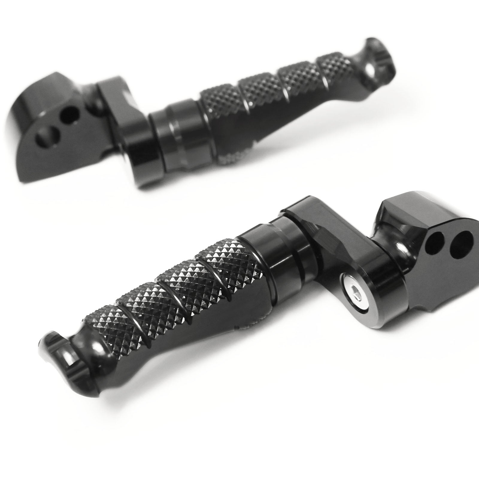 {Rear}  Fits Kawasaki ZH2 ZX-10R Z E-1 Ninja 7 25mm Extension R-FIGHT Foot Pegs - MC Motoparts