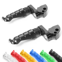 {Rear}  Fits Moto Guzzi V9 V7 V100 25mm Adjustable Rear R-FIGHT Foot Pegs - MC Motoparts