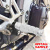 {Rear}  Fits Honda CBR1000RR-R CB125R Rebel 500 25mm Adjustable R-FIGHT Foot Pegs - MC Motoparts