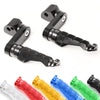 {Rear}  Fits Kawasaki Ninja ZX-4RR-ZX-25R Z7 40mm Adjustable Rear R-FIGHT Foot Pegs - MC Motoparts