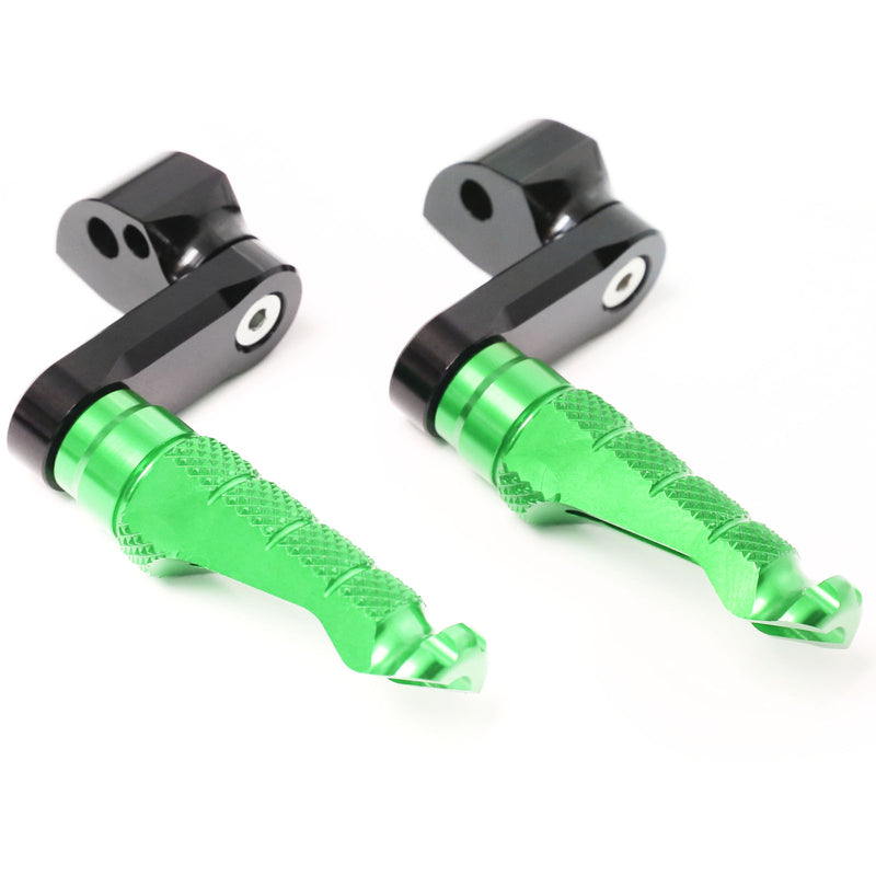 {Rear}  Fits Kawasaki ZH2 ZX-10R Z E-1 Ninja 7 40mm Extension R-FIGHT Foot Pegs - MC Motoparts