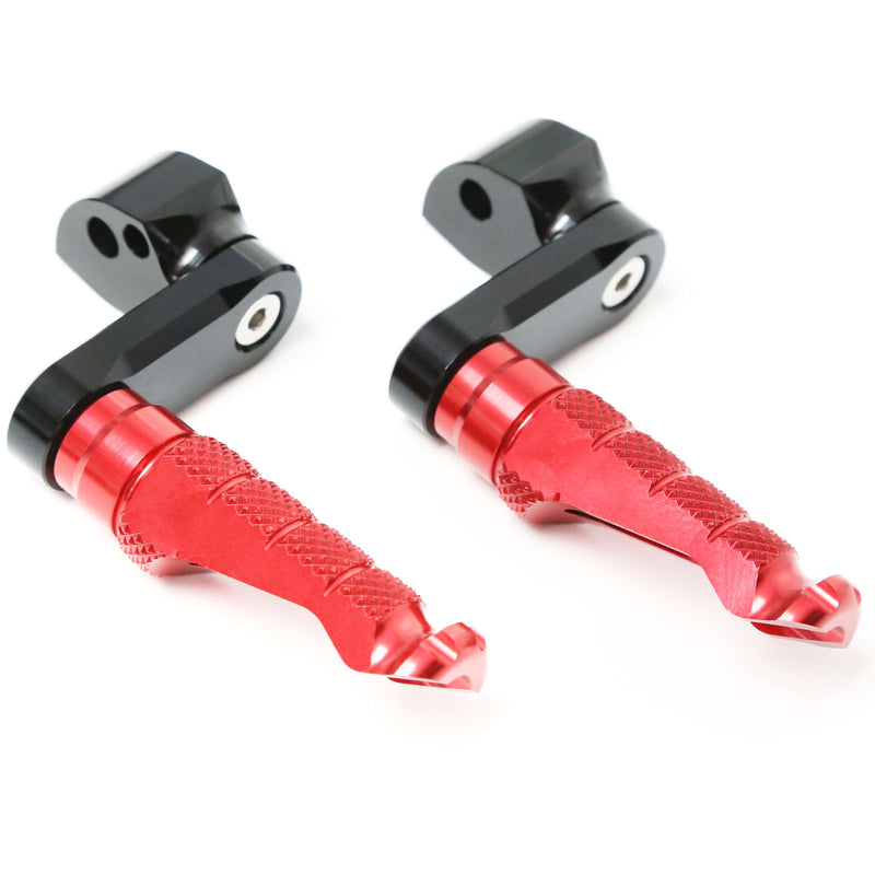 {Rear}  Fits Kawasaki ZH2 ZX-10R Z E-1 Ninja 7 40mm Extension R-FIGHT Foot Pegs - MC Motoparts