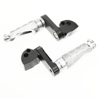 {Rear}  Fits Kawasaki Ninja ZX-4RR-ZX-25R Z7 40mm Adjustable Rear R-FIGHT Foot Pegs - MC Motoparts