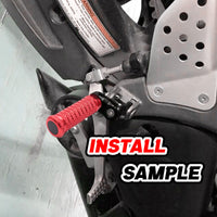 {Rear}  Fits Yamaha MT-125 XMAX 125 300 25mm Lowering POLE Foot Pegs - MC Motoparts