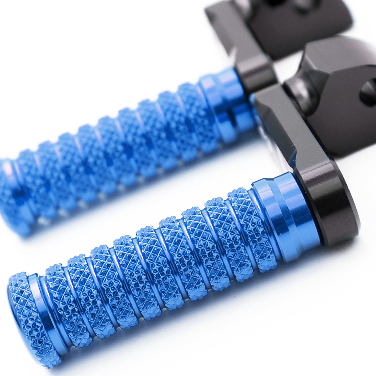 {Rear}  Fits Triumph Scrambler Bonneville EFI T100 40mm Adjustable POLE Foot Pegs - MC Motoparts