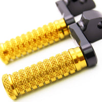 {Rear}  Fits Triumph Scrambler Bonneville EFI T100 40mm Adjustable POLE Foot Pegs - MC Motoparts