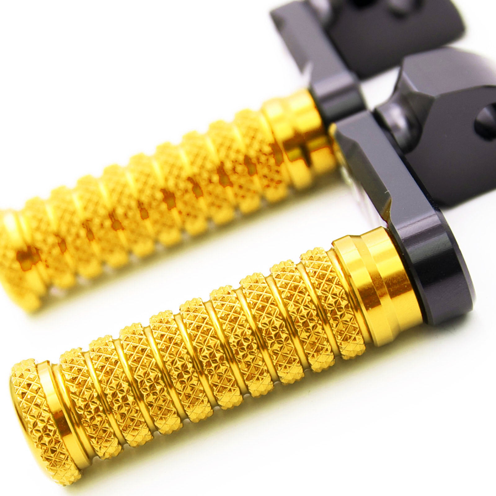 {Rear}  Fits Triumph Scrambler Bonneville EFI T100 40mm Adjustable POLE Foot Pegs - MC Motoparts