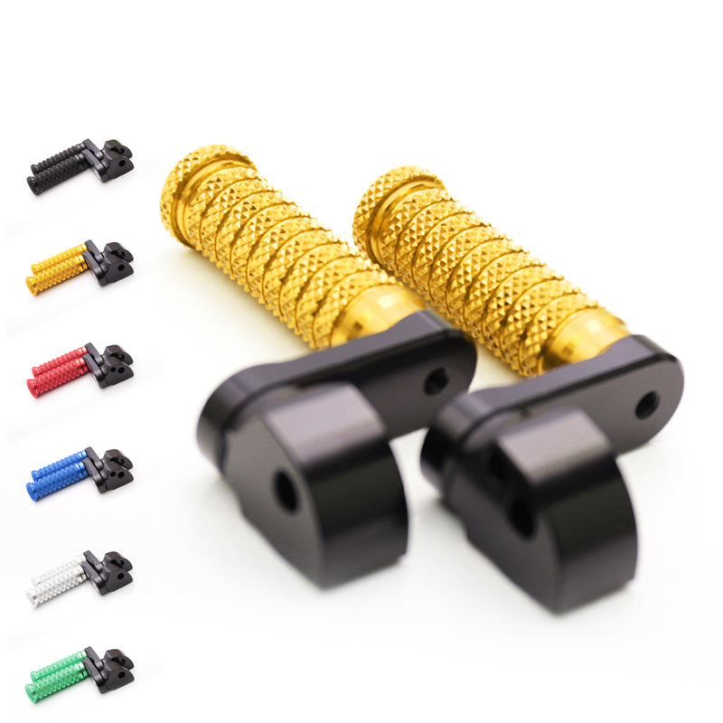 {Rear}  Fits Triumph Scrambler Bonneville EFI T100 40mm Adjustable POLE Foot Pegs - MC Motoparts