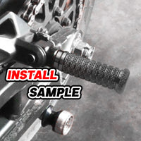 {Rear}  Fits Yamaha MT-125 XMAX 125 300 POLE Foot Pegs - MC Motoparts