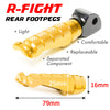{Rear}  Fits Honda CBR1000RR-R CB125R Rebel 500 R-FIGHT Foot Pegs - MC Motoparts