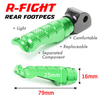 {Rear}  Fits Triumph Scrambler Bonneville EFI T100 R-FIGHT Foot Pegs - MC Motoparts