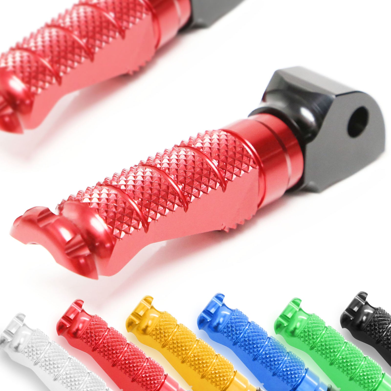 {Rear}  Fits Kawasaki Ninja ZX-4RR-ZX-25R Z7 Rear R-FIGHT Foot Pegs - MC Motoparts