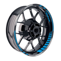 Fit Kawasaki Ninja H2 H2R Logo GP 17 inch Rim Wheel Stickers Racing Check