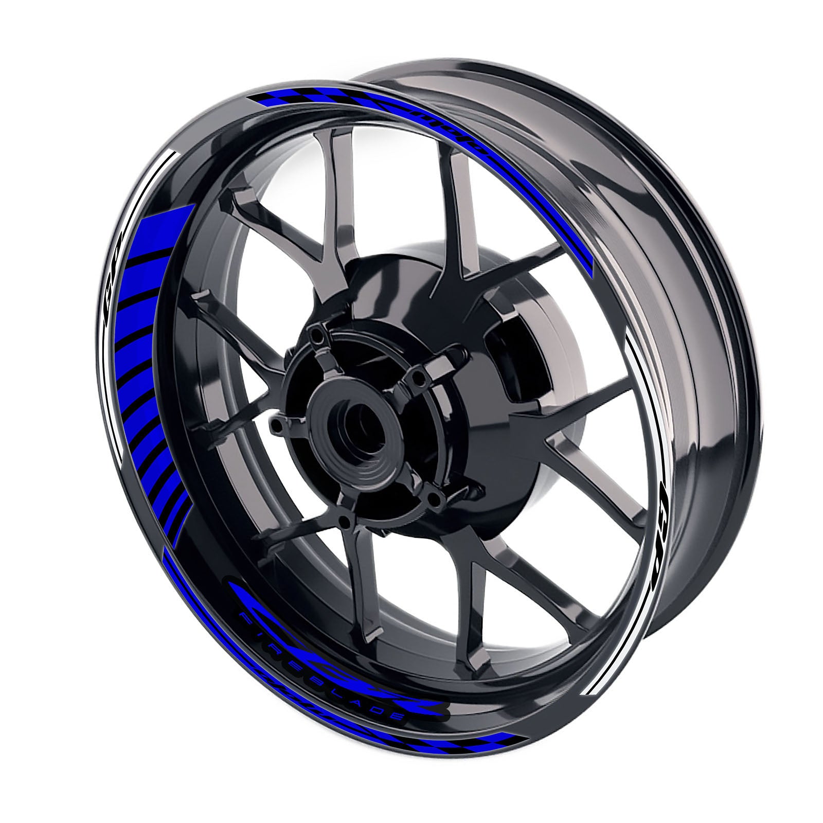 Fit Honda CBR1000RR 19-21 Logo Moto GP Stripe 17 inch Wheel Rim Sticker - MC Motoparts