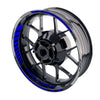Fit Triumph Daytona 955i 765 1200 Logo Moto GP Stripe 17 inch Wheel Rim Sticker - MC Motoparts