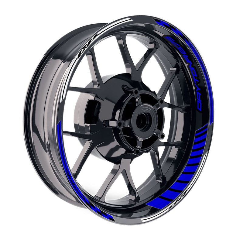 Fit Triumph Daytona 675 R Logo GP 17 inch Rim Wheel Stickers Racing Check