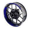 Fit Triumph Street Triple 675 R Logo Moto GP Stripe 17 inch Wheel Rim Sticker - MC Motoparts