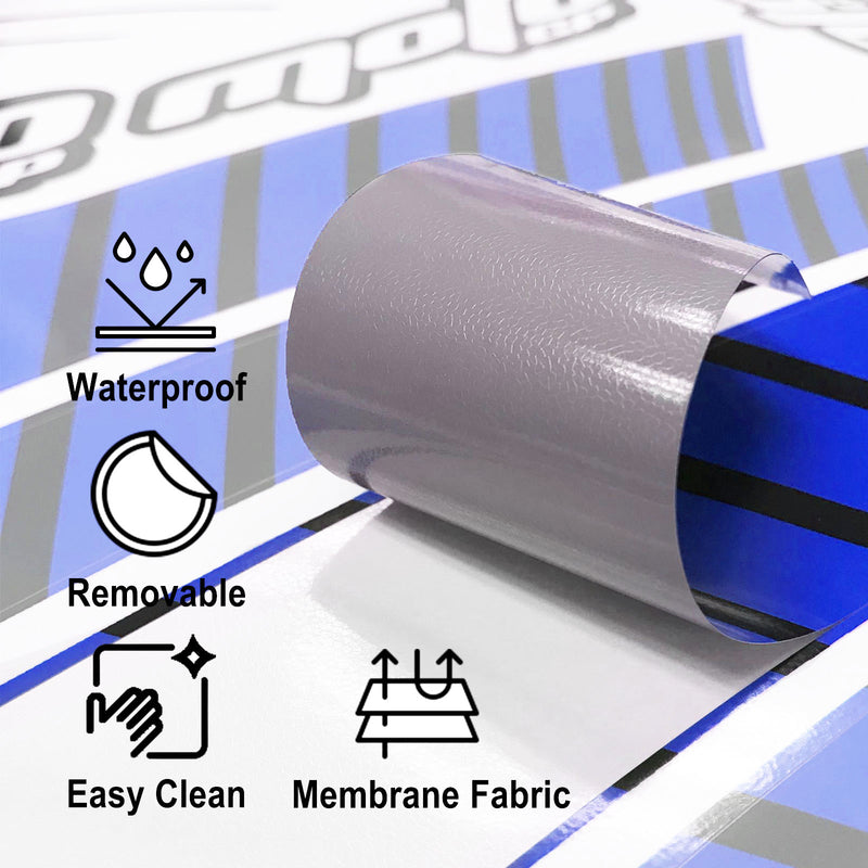 Fit Yamaha MT-03 Logo Moto GP Stripe 17 inch Wheel Rim Sticker - MC Motoparts