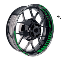 Fit Triumph Daytona 955i 765 1200 Logo GP 17 inch Rim Wheel Stickers Racing Check