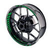 Fit Kawasaki Ninja 650R Logo Moto GP Stripe 17 inch Wheel Rim Sticker - MC Motoparts