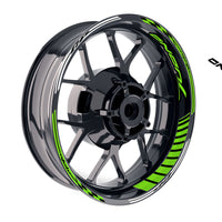 Fit Aprilia Tuono 1000 R 125 Logo GP 17 inch Rim Wheel Stickers Racing Check