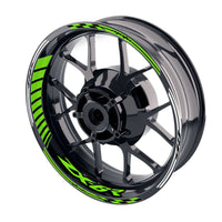 Fit Kawasaki ZX6R Ninja ZX636 Logo Moto GP Stripe 17 inch Wheel Rim Sticker - MC Motoparts